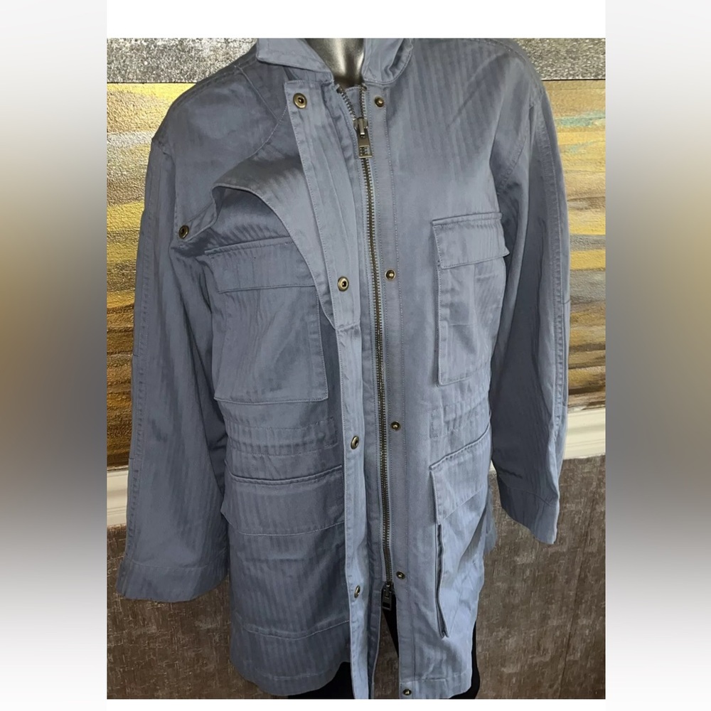 Madewell Oversized Field Jacket Blue Size XL Msrp $168 New - Picture 8 of 13